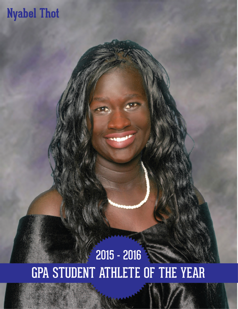 Nyabel Thot Student athlete of the year