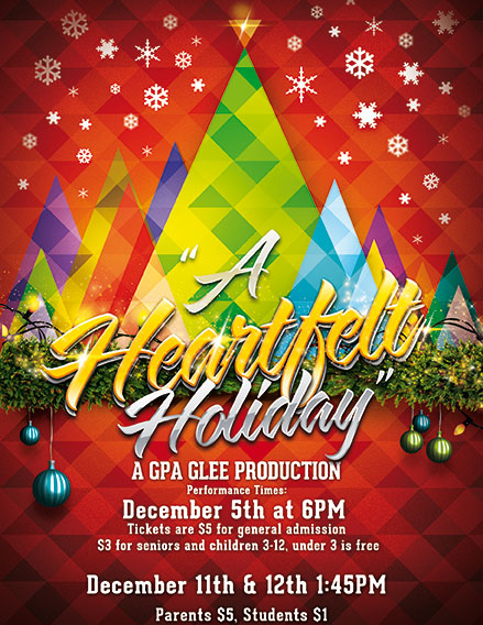 GPA Announces the 2013 GPA Glee Holiday Show!