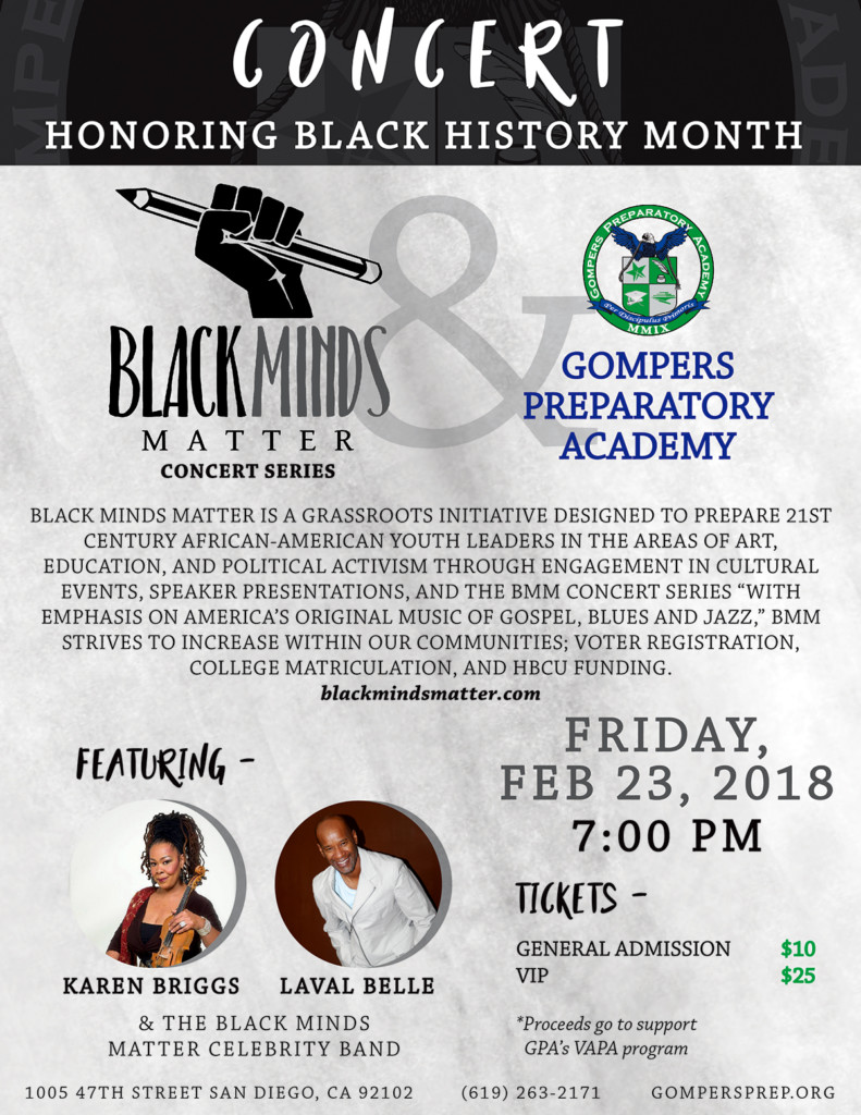 Black Minds Matter Concert at GPA: Honoring Black History Month