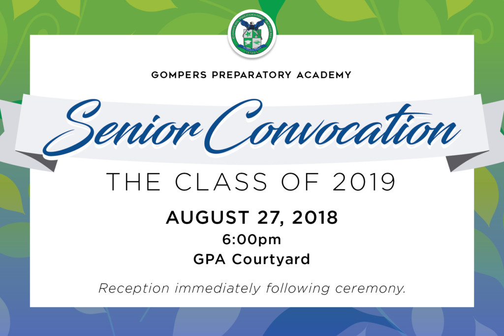 The Class of 2019: Senior Convocation