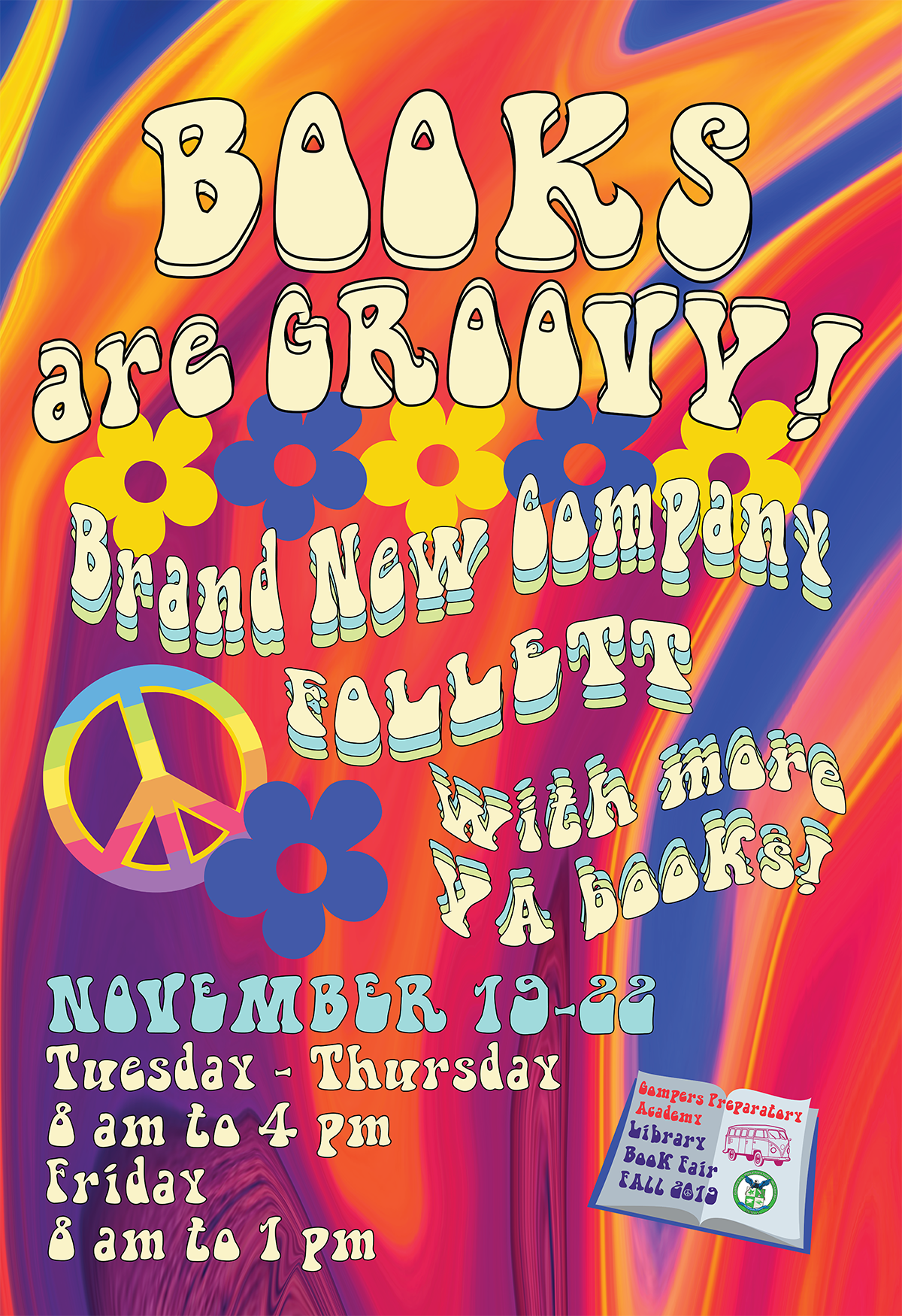 Books Are Groovy! Fall 2019 Book Fair