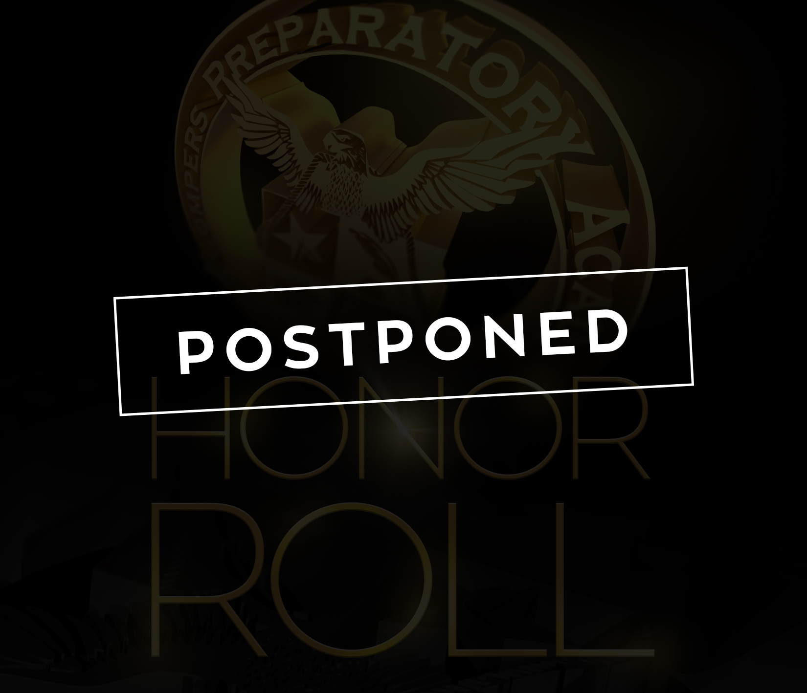 High School Honor Roll & Wings Ceremony Postponed