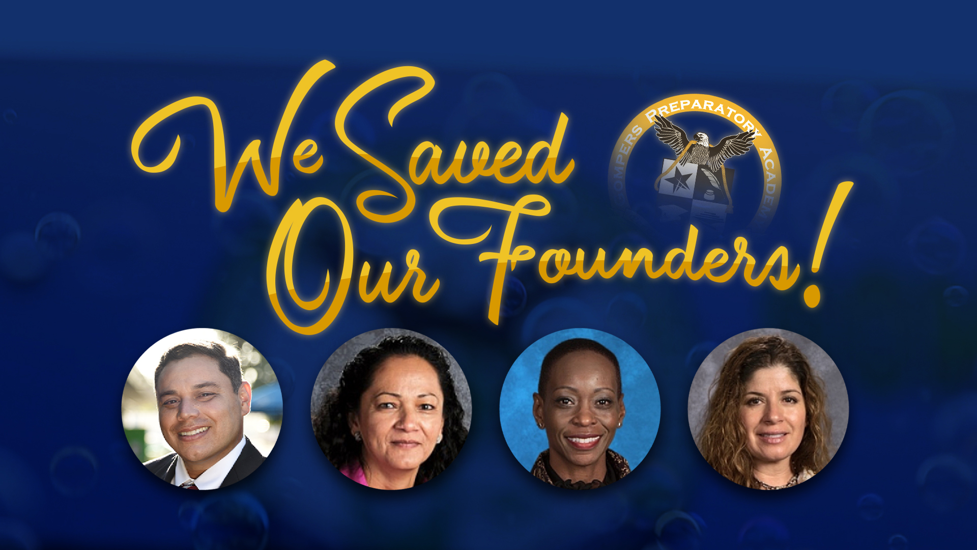 We Saved Our Founders!