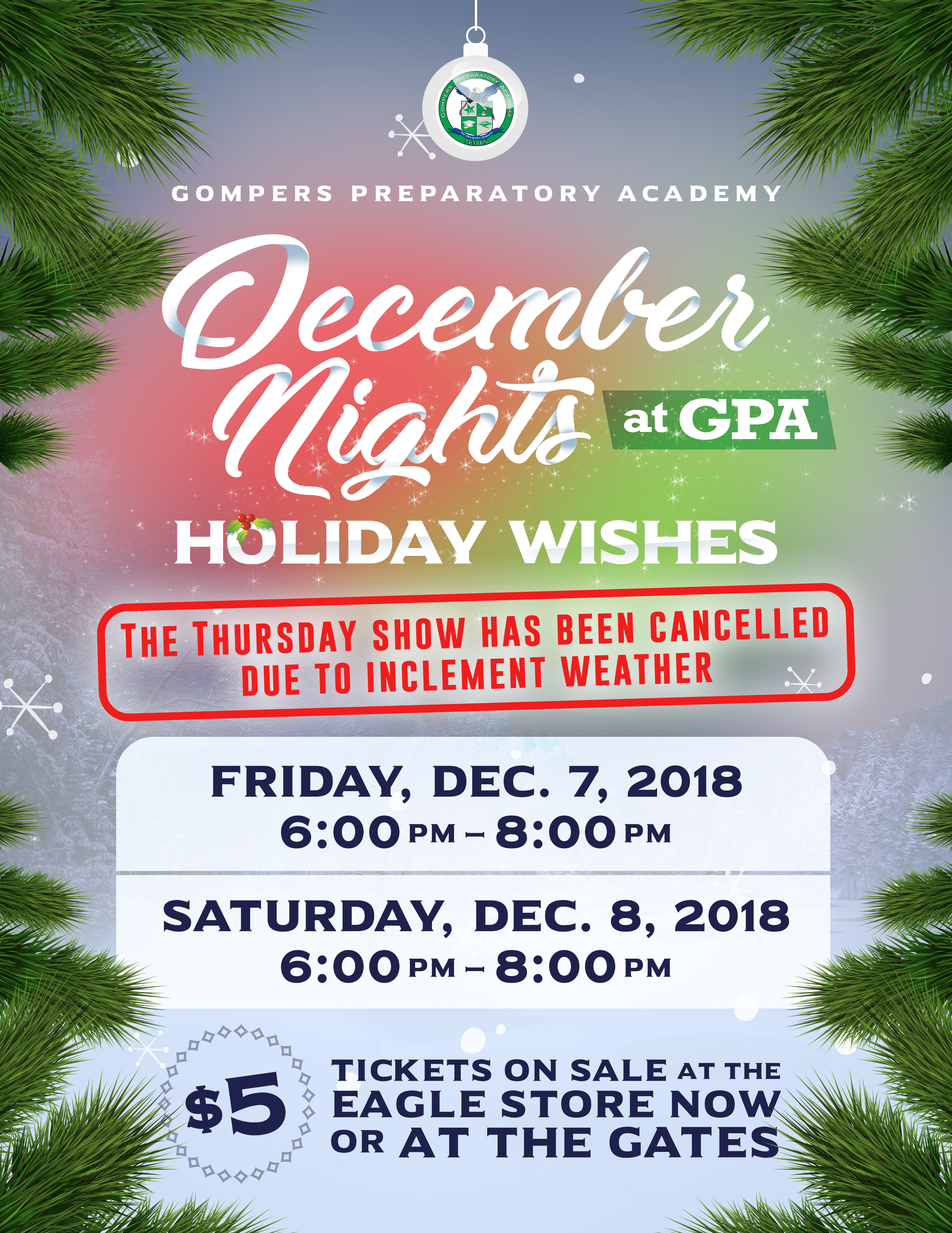 RESCHEDULED: December Nights at GPA: Holiday Wishes