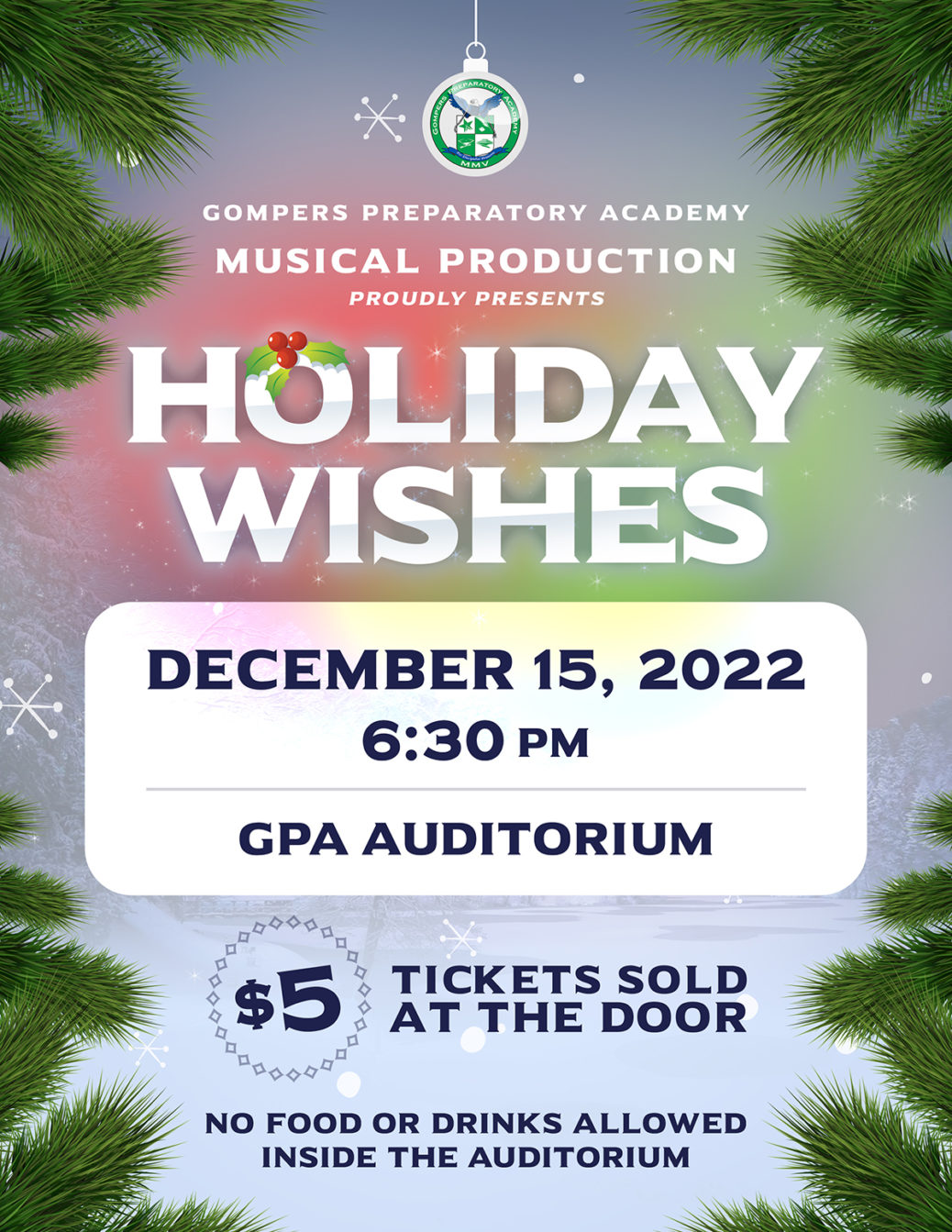 GPA Musical Production Proudly Presents Holiday Wishes 2022 